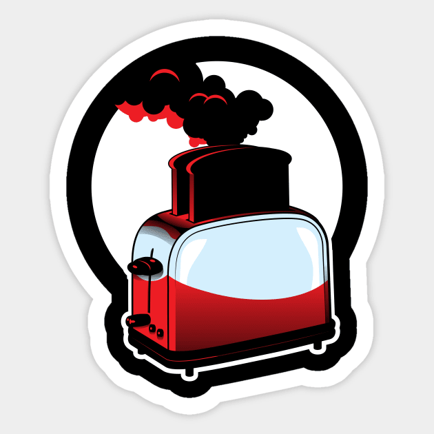 Burnt Toast Sticker by AlchemyStudio